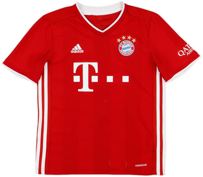 2020-21 Bayern Munich Home Shirt Lewandowski #9 - 5/10 - (M.Boys)
