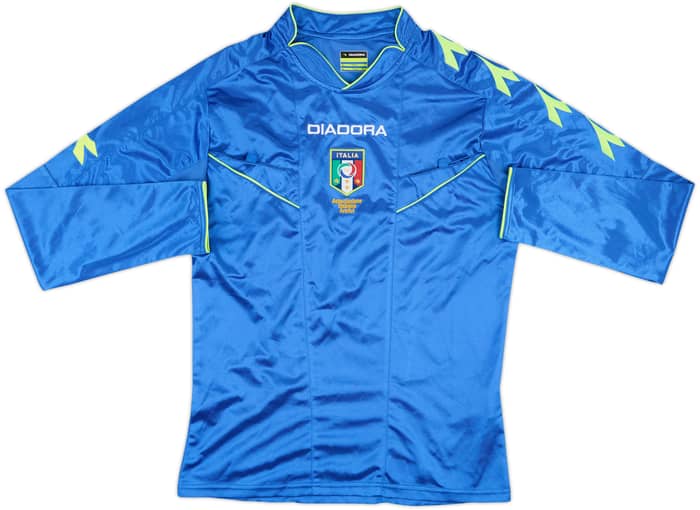 2013-14 Italy Diadora Referee L/S Shirt - 9/10 - (S)