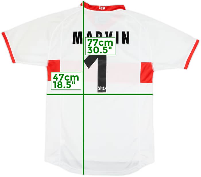 2003-04 Stuttgart Home Shirt Marvin #1 - 8/10 - (S)