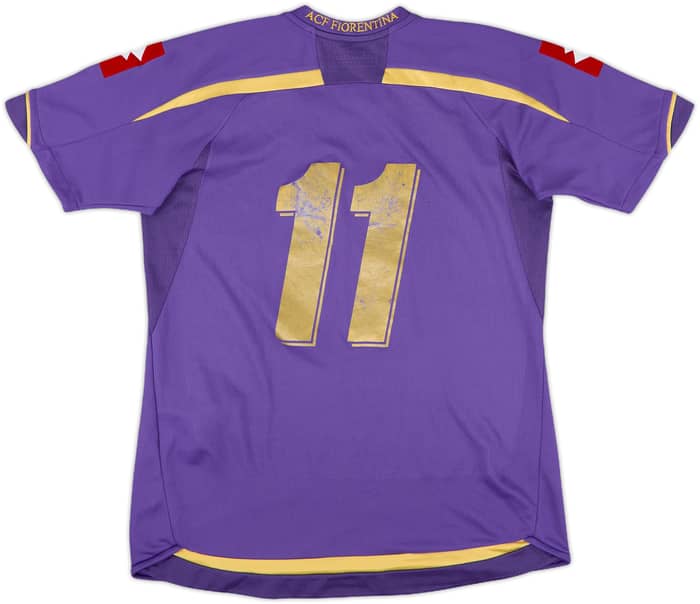 2009-10 Fiorentina Home Shirt #11 - 4/10 - (L.Boys)
