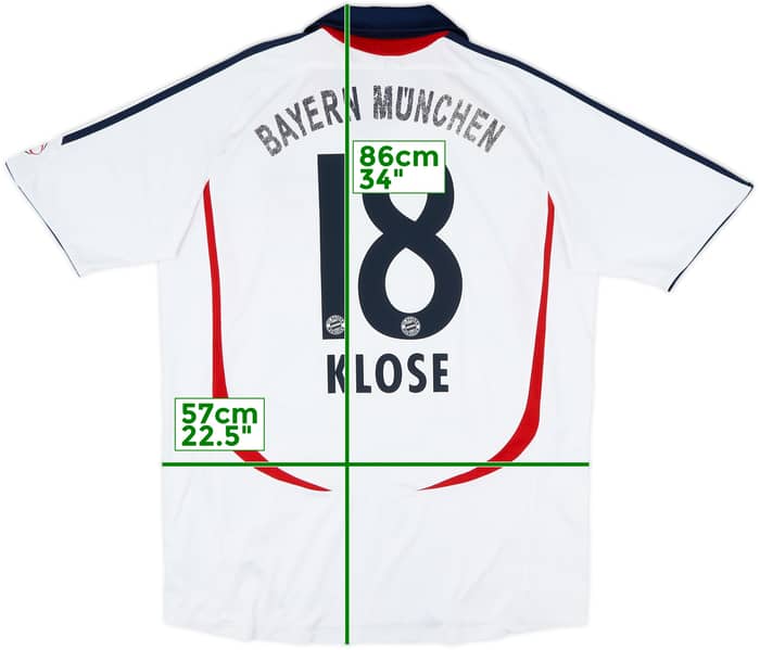 2006-07 Bayern Munich Away Shirt Klose #18 - 5/10 - (L)
