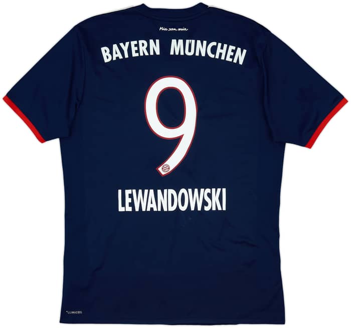 2017-18 Bayern Munich Away Shirt Lewandowski #9 - 8/10 - (M)