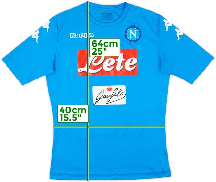 2016-17 Napoli Home Shirt - 8/10 - (M)