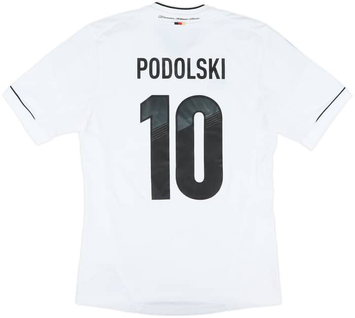 2012-13 Germany Home Shirt Podolski #10 - 7/10 - (S)