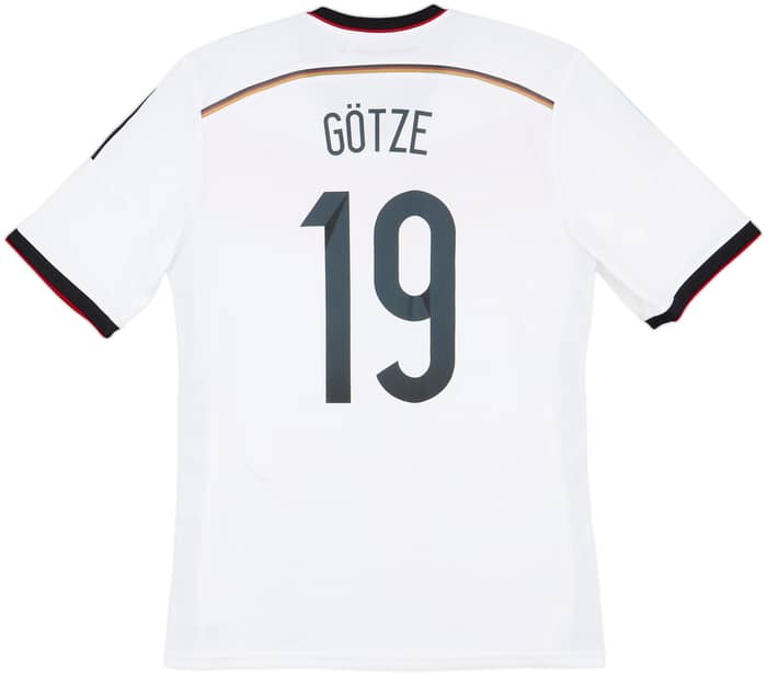 2014-15 Germany Home Shirt Gotze #19 - 9/10 - (L)