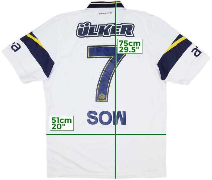 2013-14 Fenerbahce Away Shirt Sow #7 - 5/10 - (L)