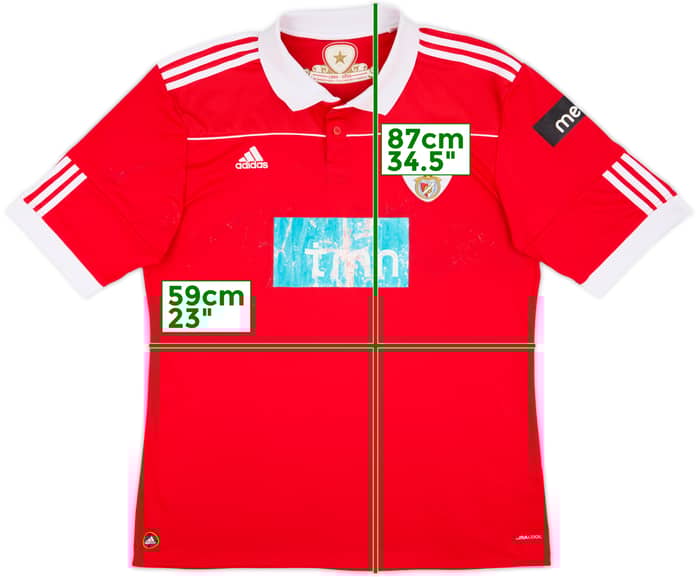 2010-11 Benfica Home Shirt - 5/10 - (XXL)
