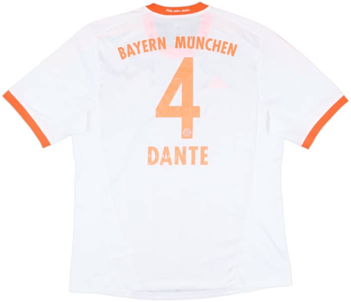 2012-13 Bayern Munich Away Shirt Dante #4 - 5/10 - (XL)