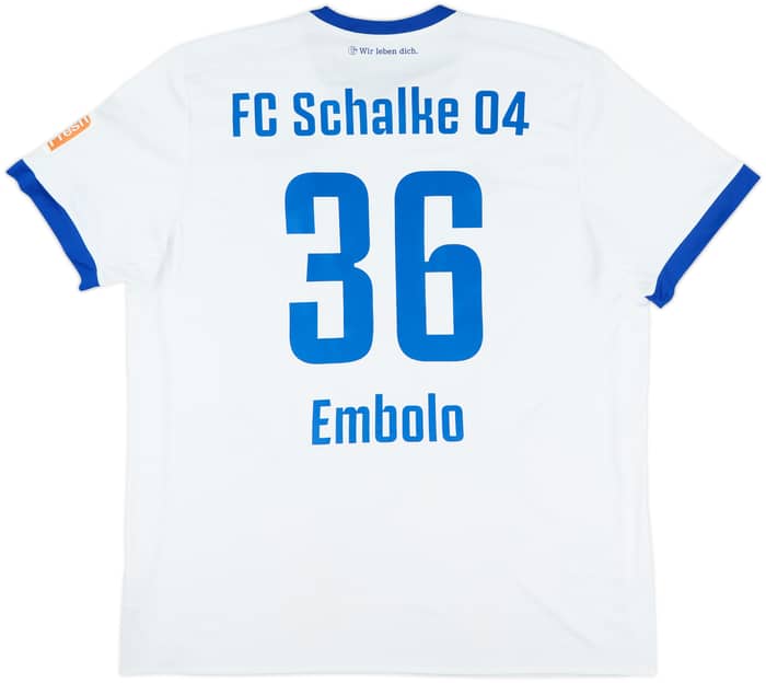 2017-18 Schalke Away Shirt Embolo #36 - 8/10 - (XXL)