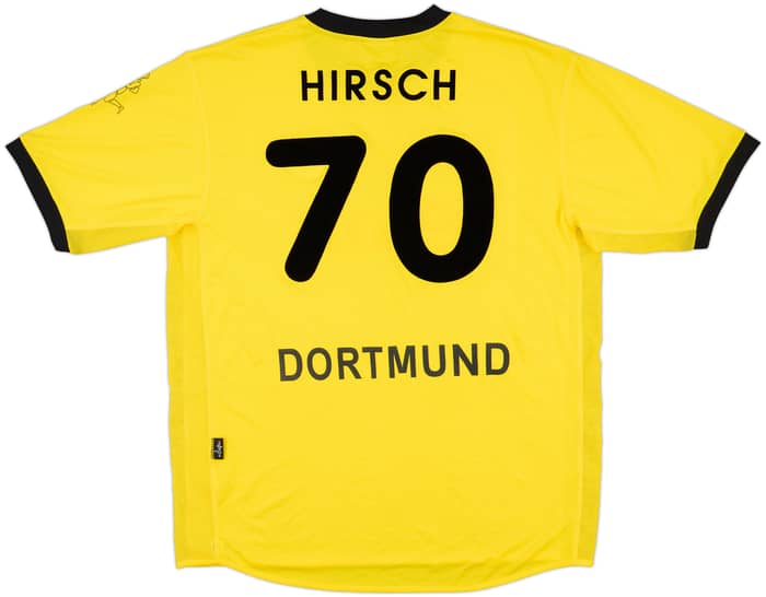 2003-04 Borussia Dortmund Home Shirt Hirsch #70 - 8/10 - (L)