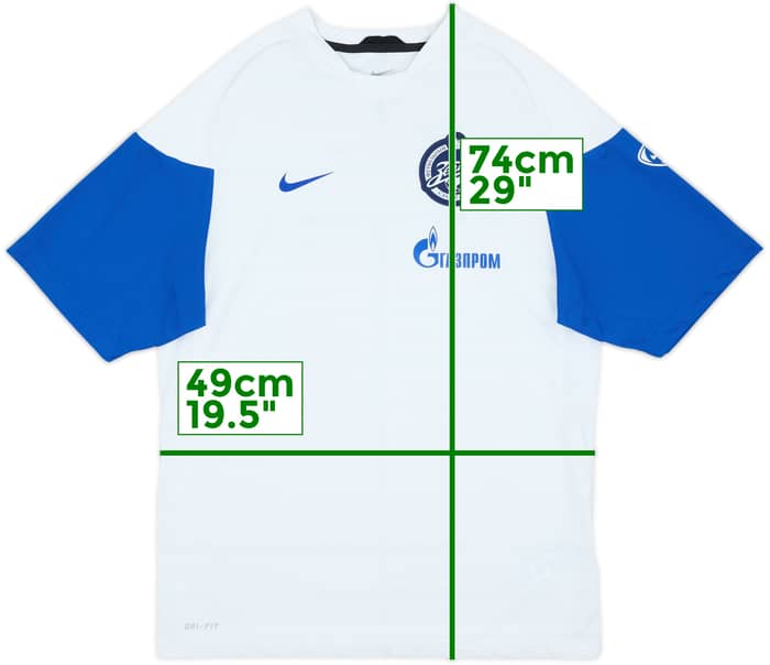 2010-11 Zenit St. Petersburg Nike Training Shirt - 6/10 - (M)