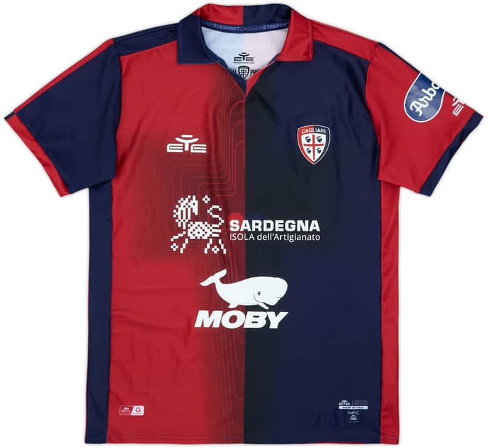 2023-24 Cagliari Home Shirt - 8/10 - (S)
