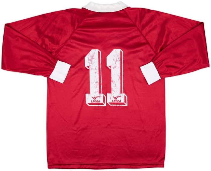 1994-95 Salernitana Match Issue Home L/S Shirt #11