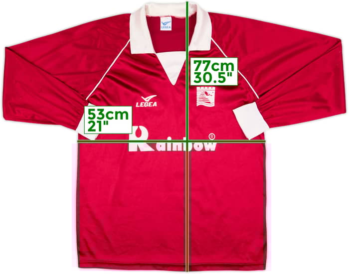 1993-94 Salernitana Home L/S Shirt #11 - 5/10 - (L)