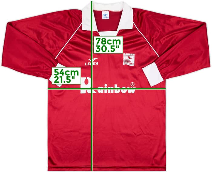 1994-95 Salernitana Match Issue Home L/S Shirt #11