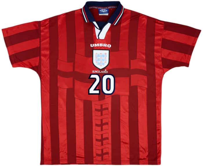 1997-99 England Away Shirt Owen #20 - 9/10 - (XL)