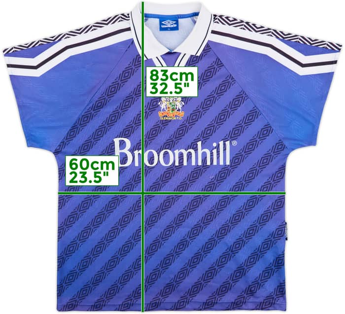 1997-98 Glenavon Home Shirt - 8/10 - (XL)