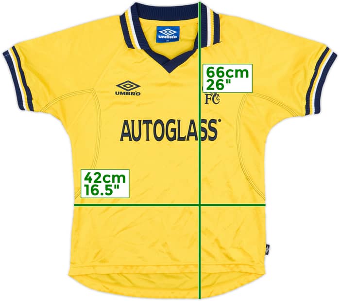 1998-00 Chelsea Third Shirt - 9/10 - (M.Boys)