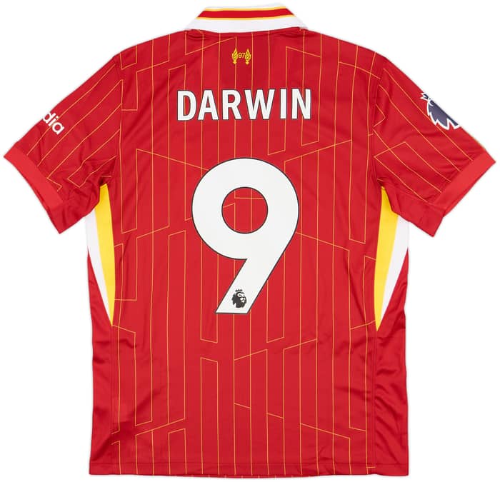 2024-25 Liverpool Home Shirt Darwin #9 - 10/10 - (M)
