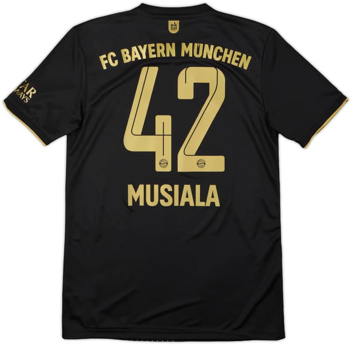 2021-22 Bayern Munich Away Shirt Musiala #42 - 10/10 - (S)