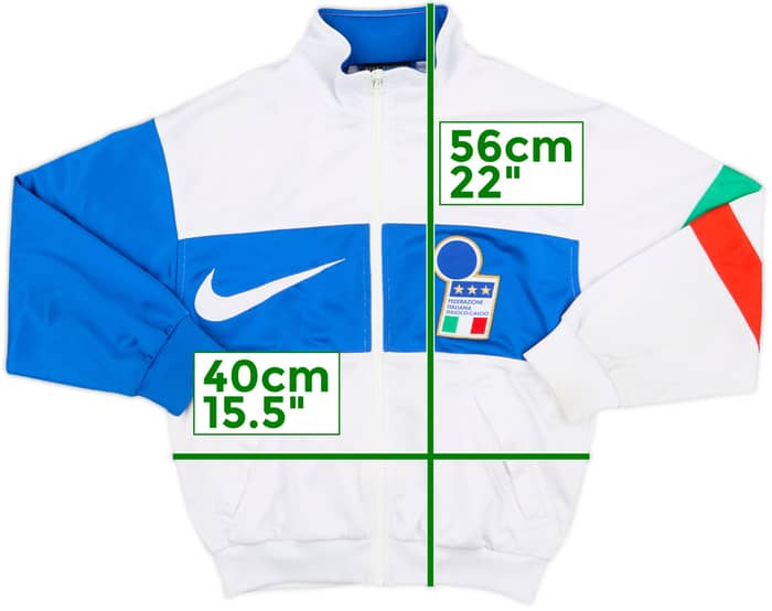 1996-97 Italy Nike Track Jacket - 8/10 - (S.Boys)
