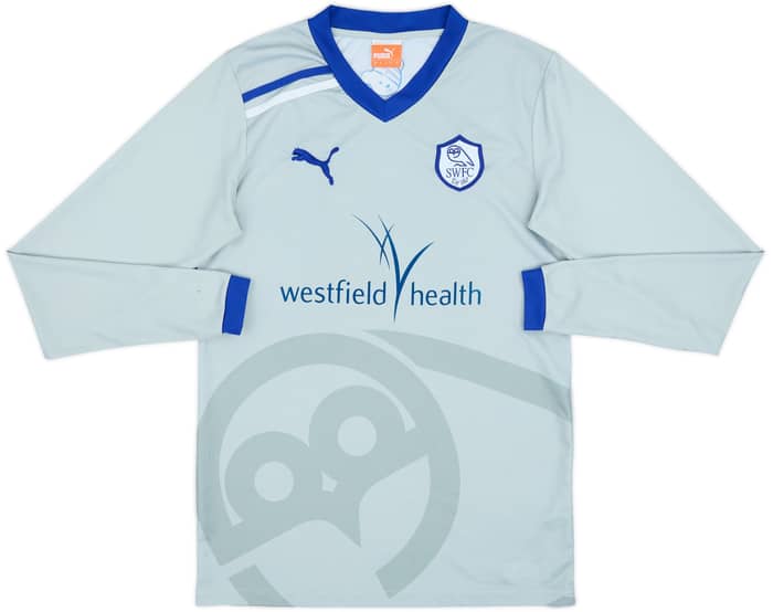 2011-12 Sheffield Wednesday Away L/S Shirt - 8/10 - (S)
