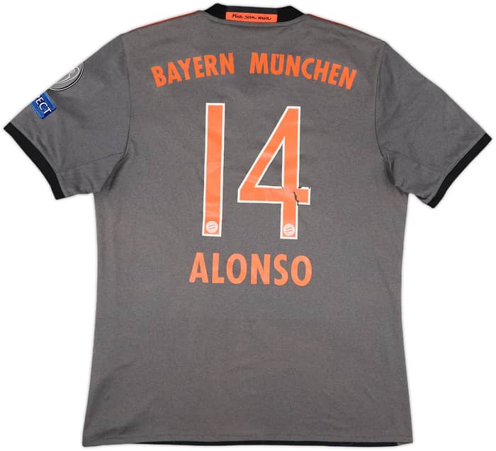 2016-17 Bayern Munich Away Shirt Alonso #14 - 6/10 - (M)