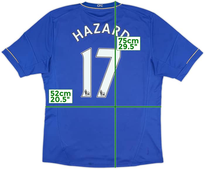 2012-13 Chelsea Home Shirt Hazard #17 - 6/10 - (L)