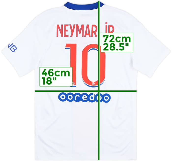 2020-21 Paris Saint-Germain Away Shirt Neymar Jr #10 - 9/10 - (S)