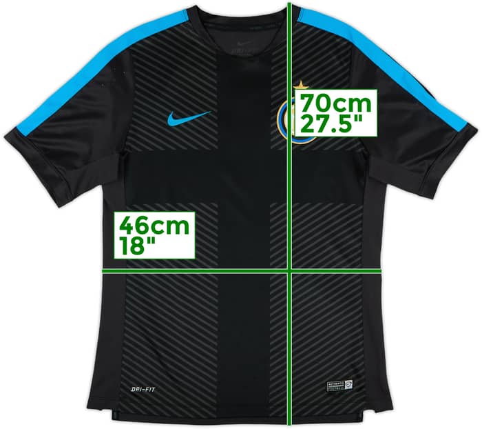 2014-15 Inter Milan Nike Training Shirt - 8/10 - (M)