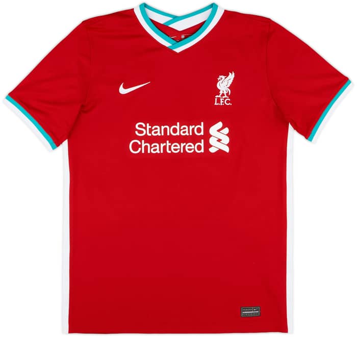 2020-21 Liverpool Home Shirt M.Salah #11 - 10/10 - (XL.Boys)