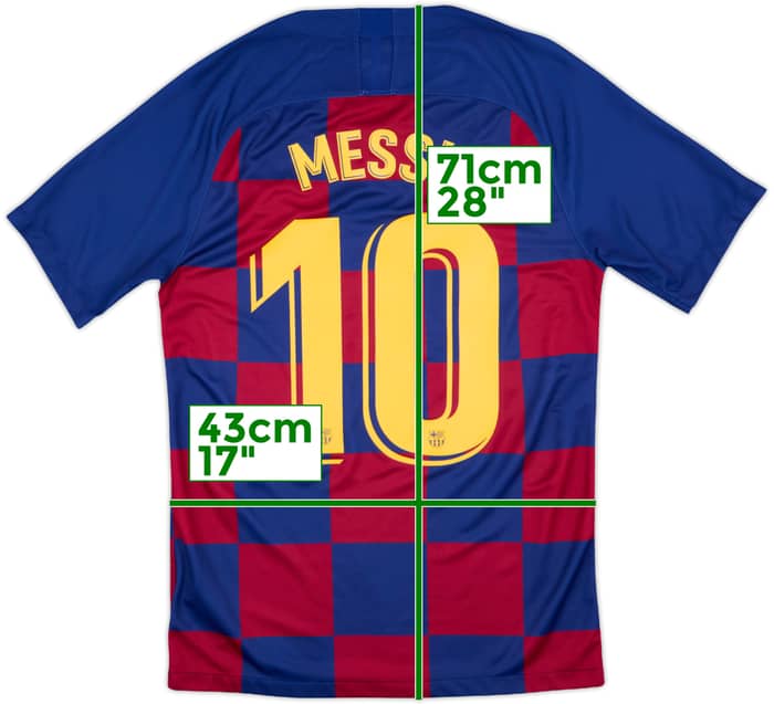 2019-20 Barcelona Home Shirt Messi #10 - 10/10 - (S)