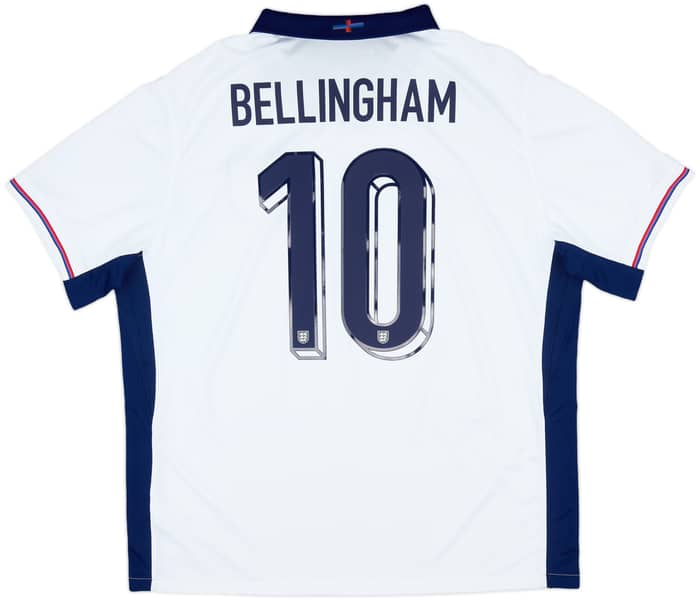2024-25 England Home Shirt Bellingham #10 - 9/10 - (XL)