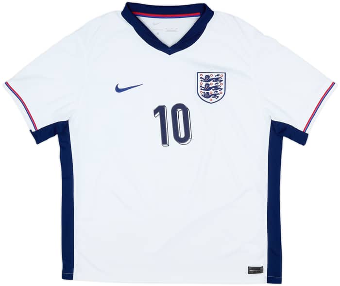 2024-25 England Home Shirt Bellingham #10 - 9/10 - (XL)