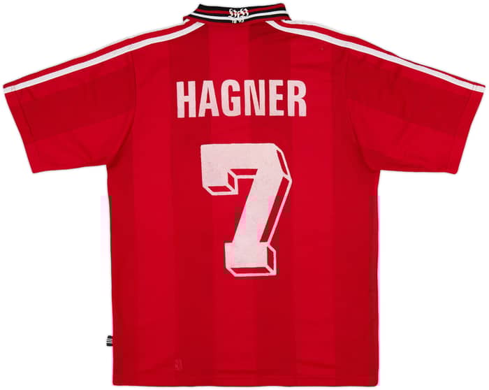 1996-97 Stuttgart Away Shirt Hagner #7 - 6/10 - (XL.Boys)