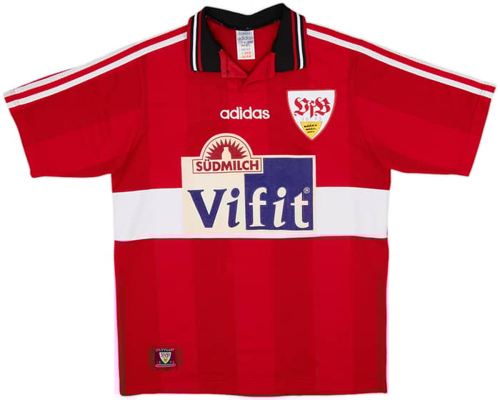 1996-97 Stuttgart Away Shirt Hagner #7 - 6/10 - (XL.Boys)