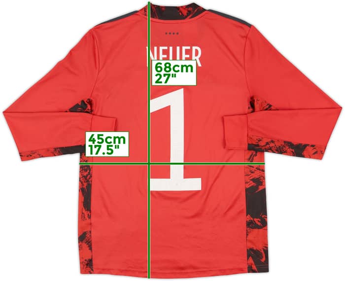 2020-21 Germany GK Shirt Neuer #1 - 8/10 - (L.Boys)