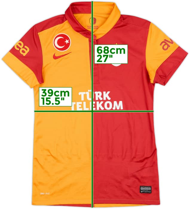 2012-13 Galatasaray Home Shirt - 5/10 - (XS)