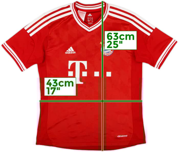 2013-14 Bayern Munich Home Shirt - 8/10 - (M.Boys)
