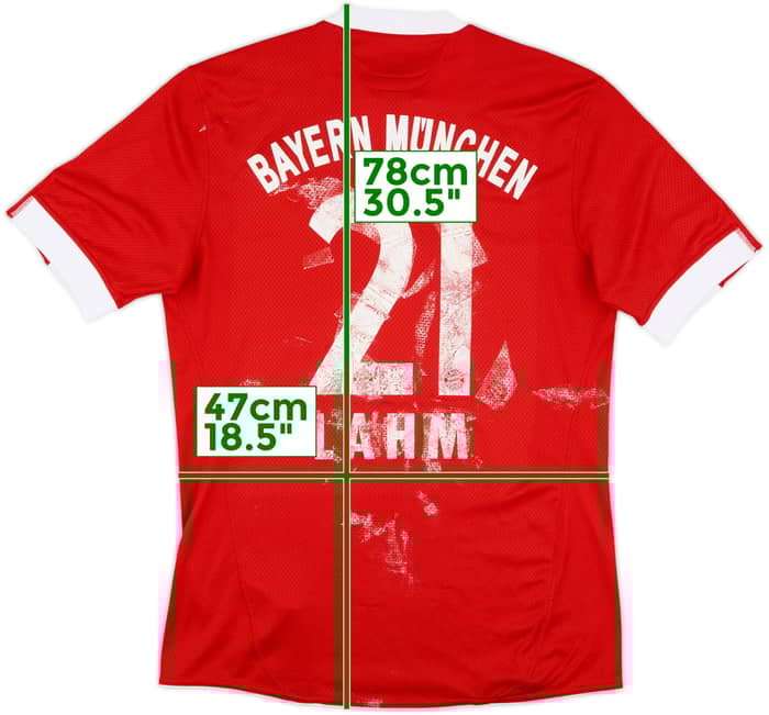 2009-10 Bayern Munich Home Shirt Lahm #21 - 4/10 - (M)
