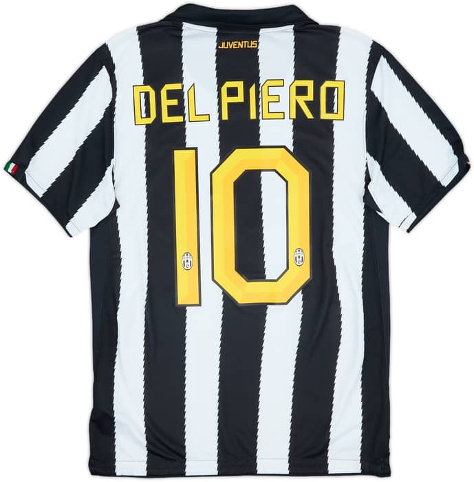 2010-11 Juventus Home Shirt Del Piero #10 - 8/10 - (S)
