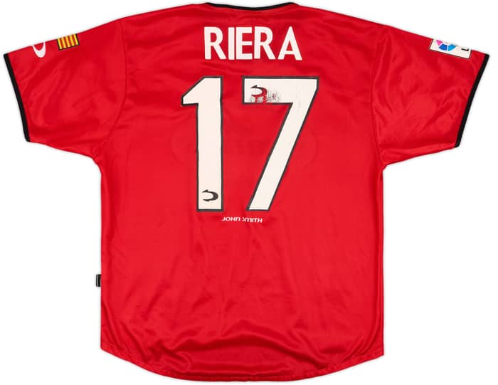 2000-01 Mallorca Home Shirt Riera #17 - 5/10 - (S)