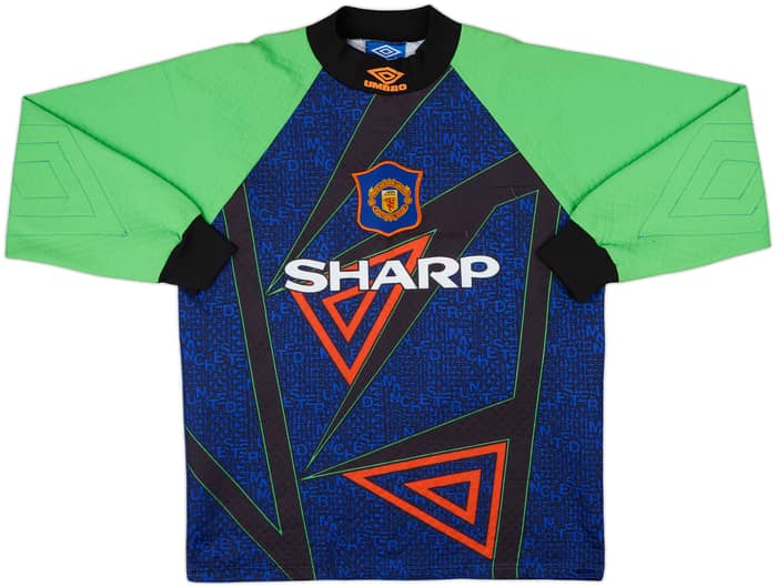 1994-96 Manchester United GK Shirt Schmeichel #1 - 8/10 - (M)