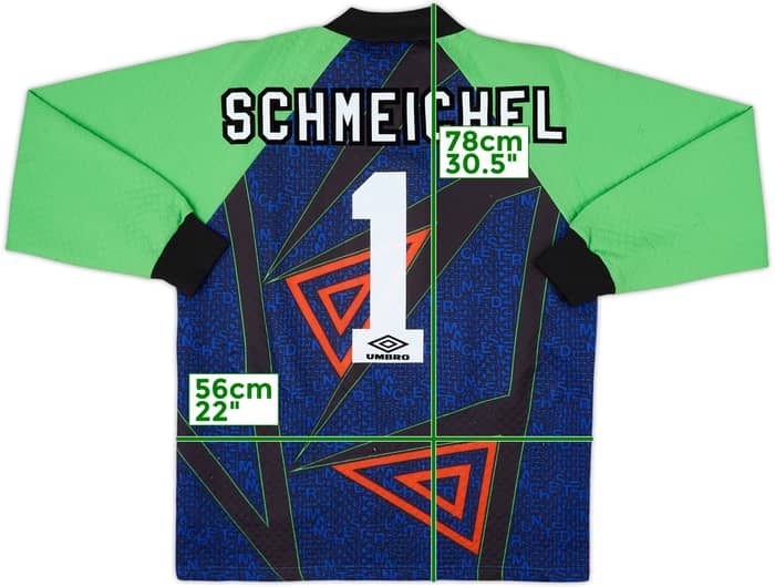 1994-96 Manchester United GK Shirt Schmeichel #1 - 8/10 - (M)