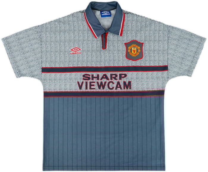 1995-96 Manchester United Away Shirt Cantona #7 - 10/10 - (L)