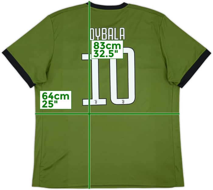 2017-18 Juventus Third Shirt Dybala #10 - 8/10 - (XXL)