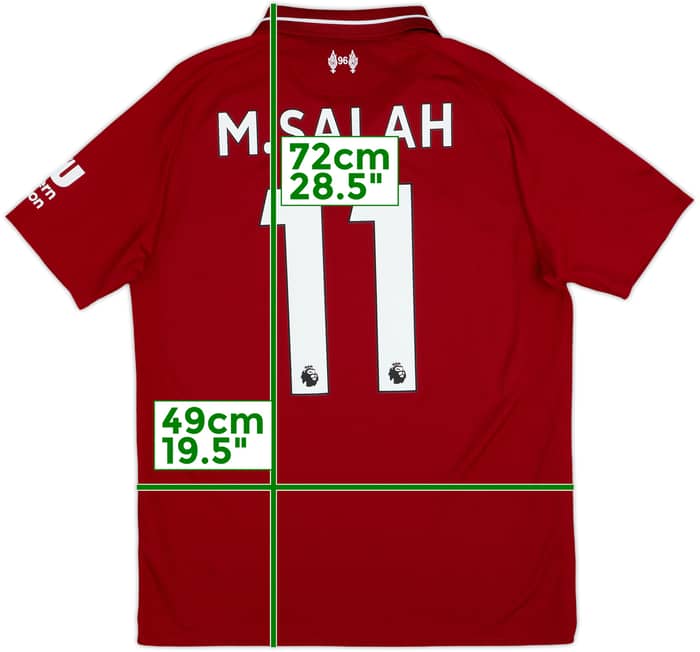 2018-19 Liverpool Home Shirt M.Salah #11 - 10/10 - (S)