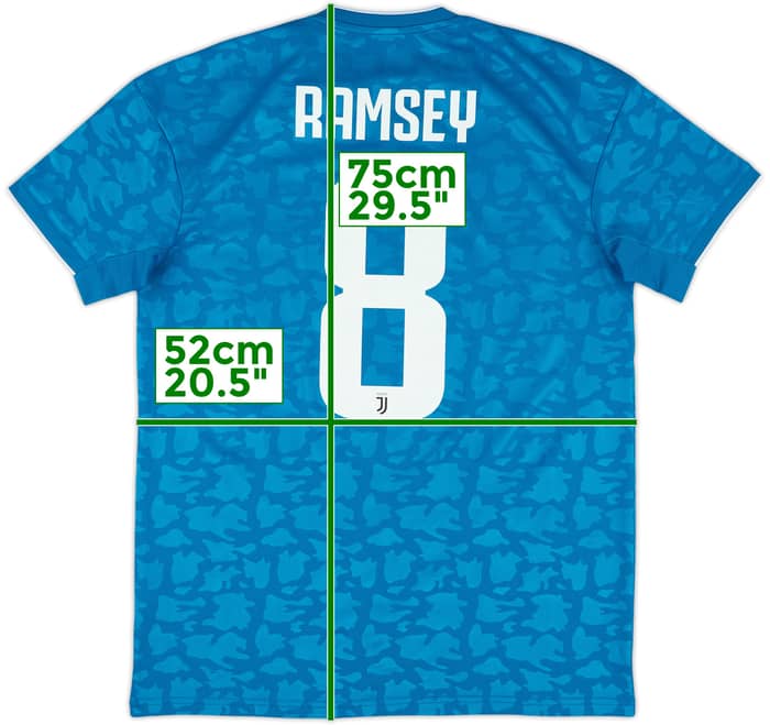 2019-20 Juventus Third Shirt Ramsey #8 - 10/10 - (M)