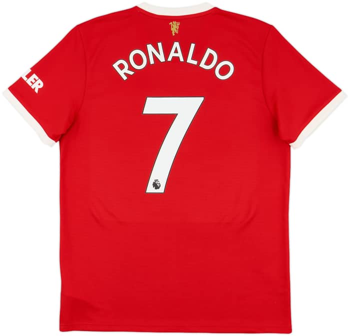 2021-22 Manchester United Home Shirt Ronaldo #7 - 10/10 - (L)