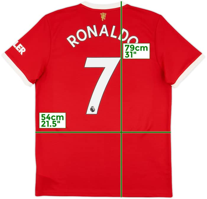 2021-22 Manchester United Home Shirt Ronaldo #7 - 10/10 - (L)